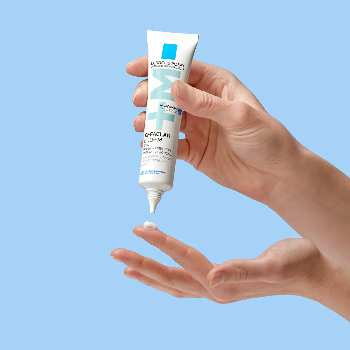 „La Roche-Posay Effaclar Duo+ M“ trigubo poveikio kremas nuo spuogų