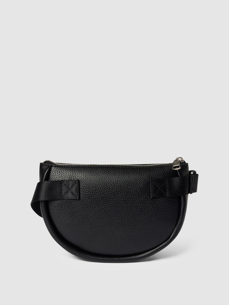 Bauchtasche mit Logo-Detail Modell 'CONNECTED' in black
