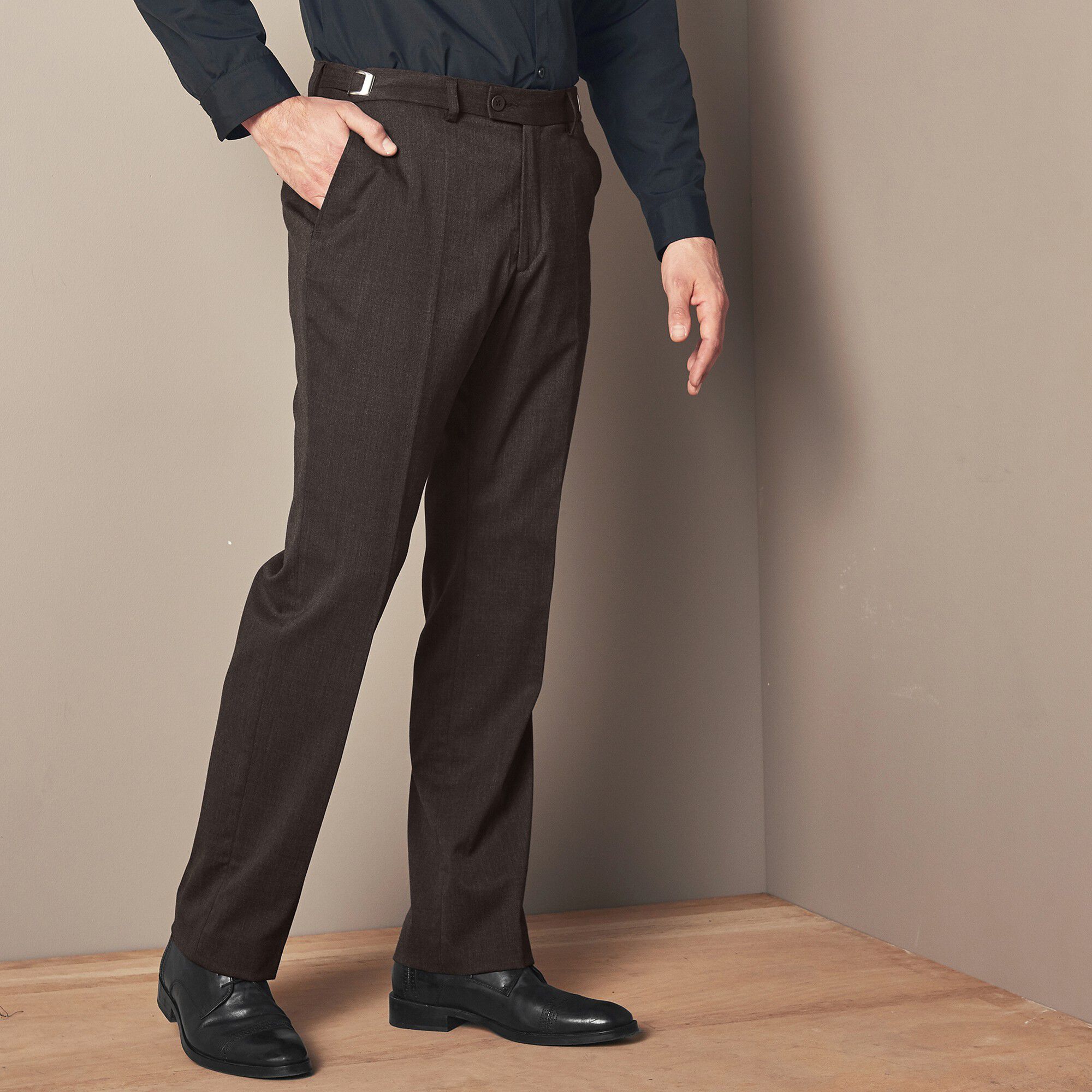 Pantalon taille réglable sans pince