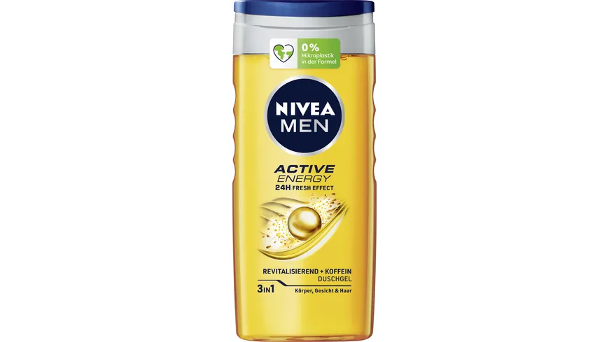 NIVEA MEN Duschgel Active Energy 24 H fresh effect 3 in 1 250 ml