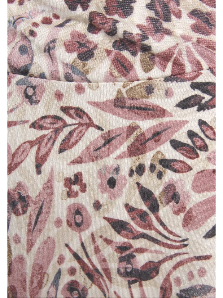 Vivance Jerseyrock in creme-mauve bedruckt günstig kaufen