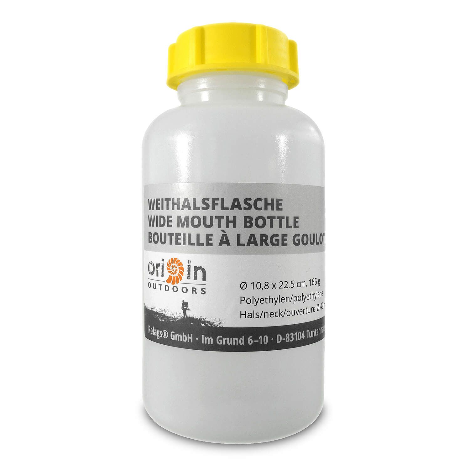 Weithalsflasche rund