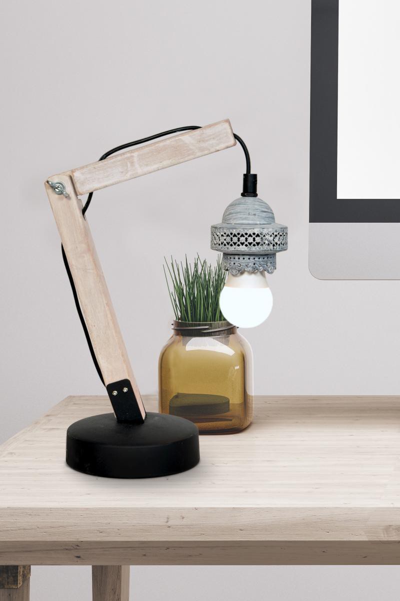 Kayoom Tischlampe Rossa VI Grau