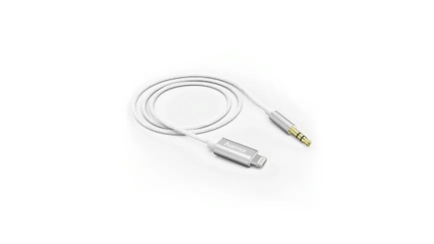 Hama Audio-Kabel, Lightning - 3,5-mm-Klinken-Stecker, 1,0 m, Weiß