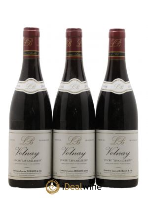 Volnay 1er Cru Les Caillerets Lucien Boillot & Fils (Domaine)  2016 - Lot de 3 Bouteilles