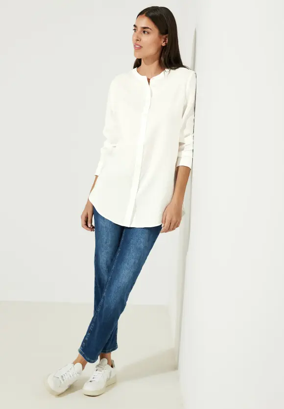 CECIL Longbluse in Unifarbe
