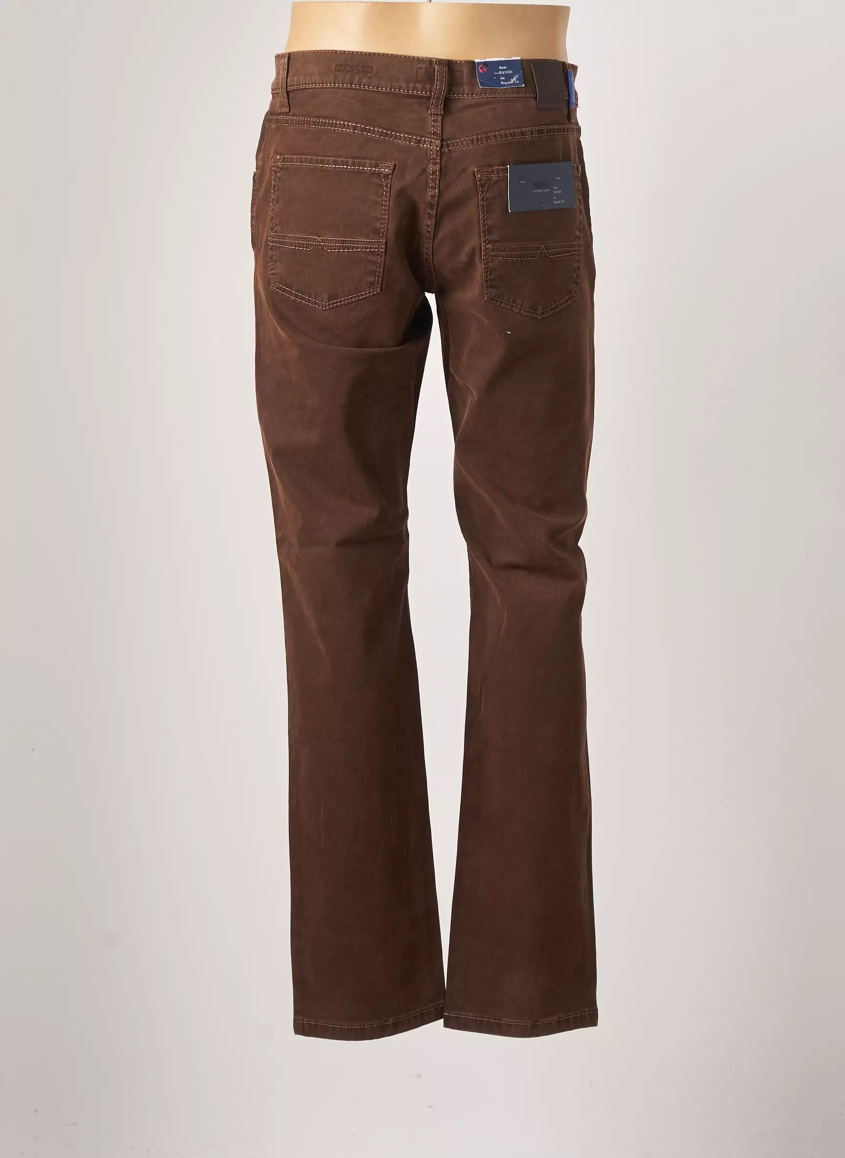 Pioneer Pantalons Droits Homme couleur marron