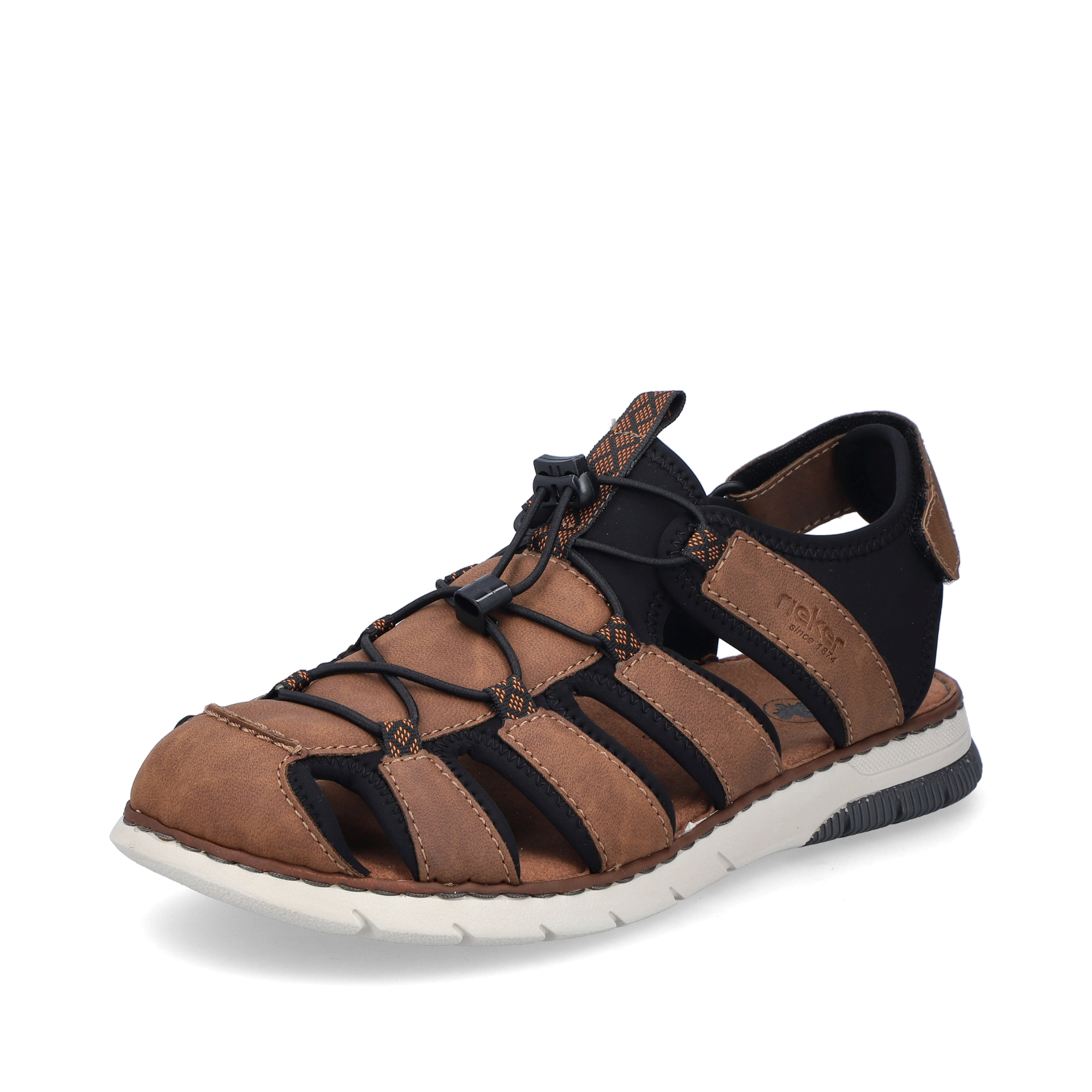 Rieker Herren Trekkingsandalen nussbraun