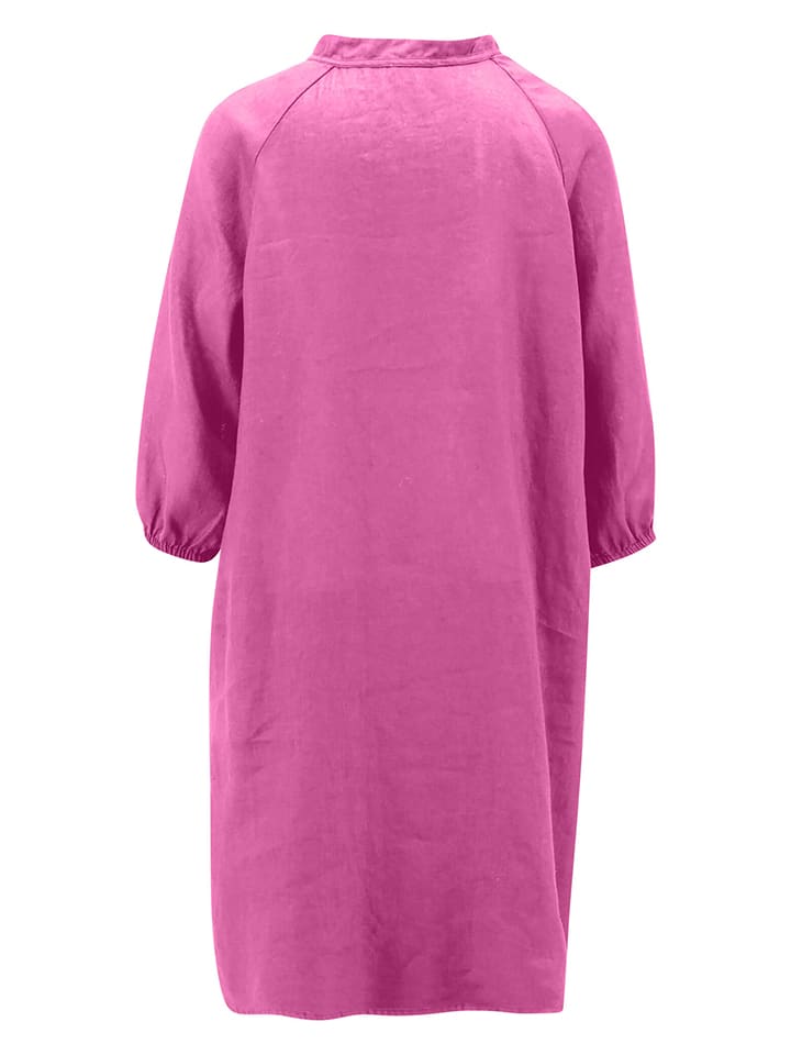 FYNCH-HATTON Leinen-Kleid in Pink günstig kaufen