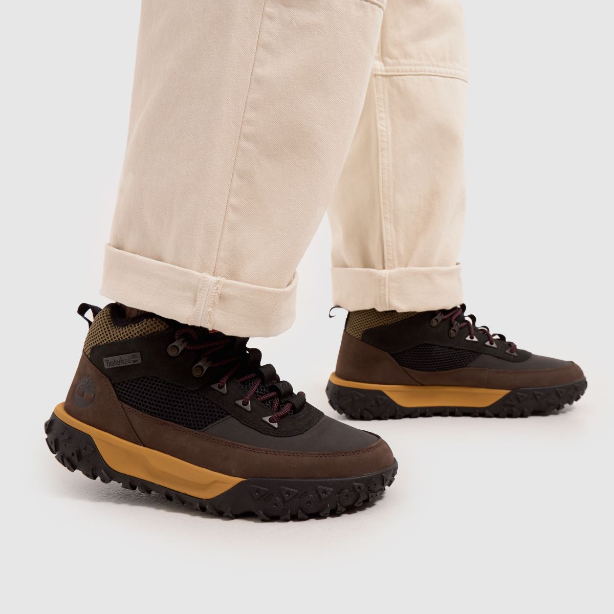 Timberland Greenstride Motion 6 Mid cipő, barna, multiszínű