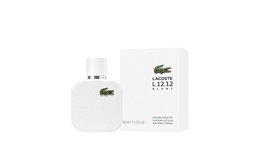 Eau de LACOSTE L.12.12 Blanc Eau de Toilette Natural Spray