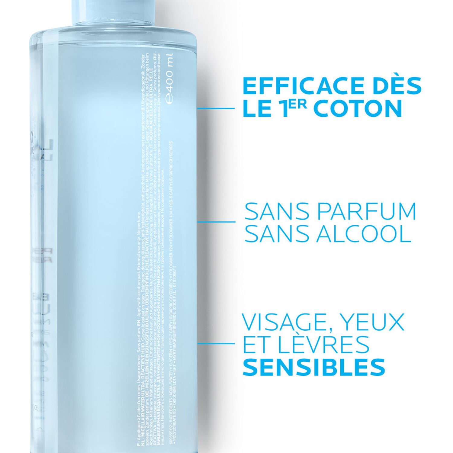 la roche-posay Eau Micellaire Ultra Nettoyant & Démaquillant