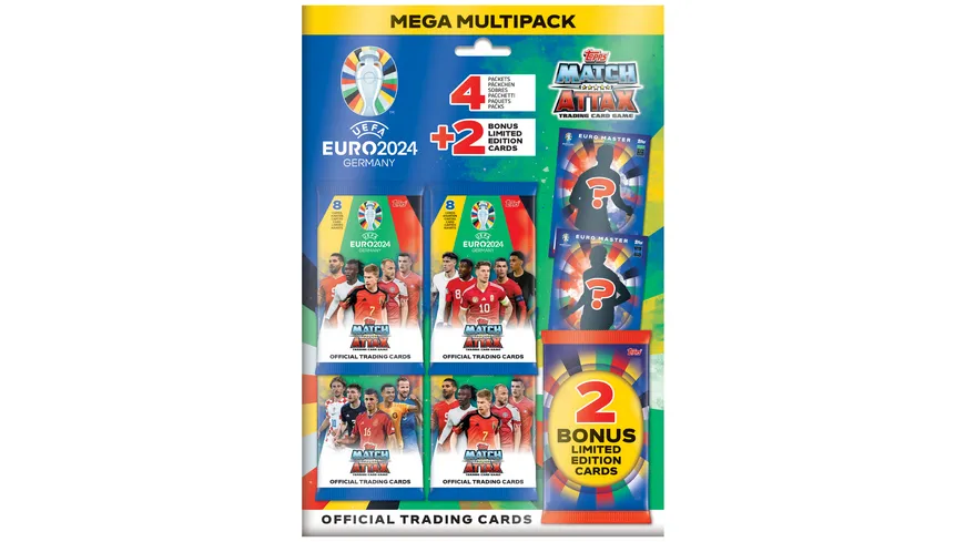 Topps - UEFA EURO 2024 - MEGA MULTIPACK