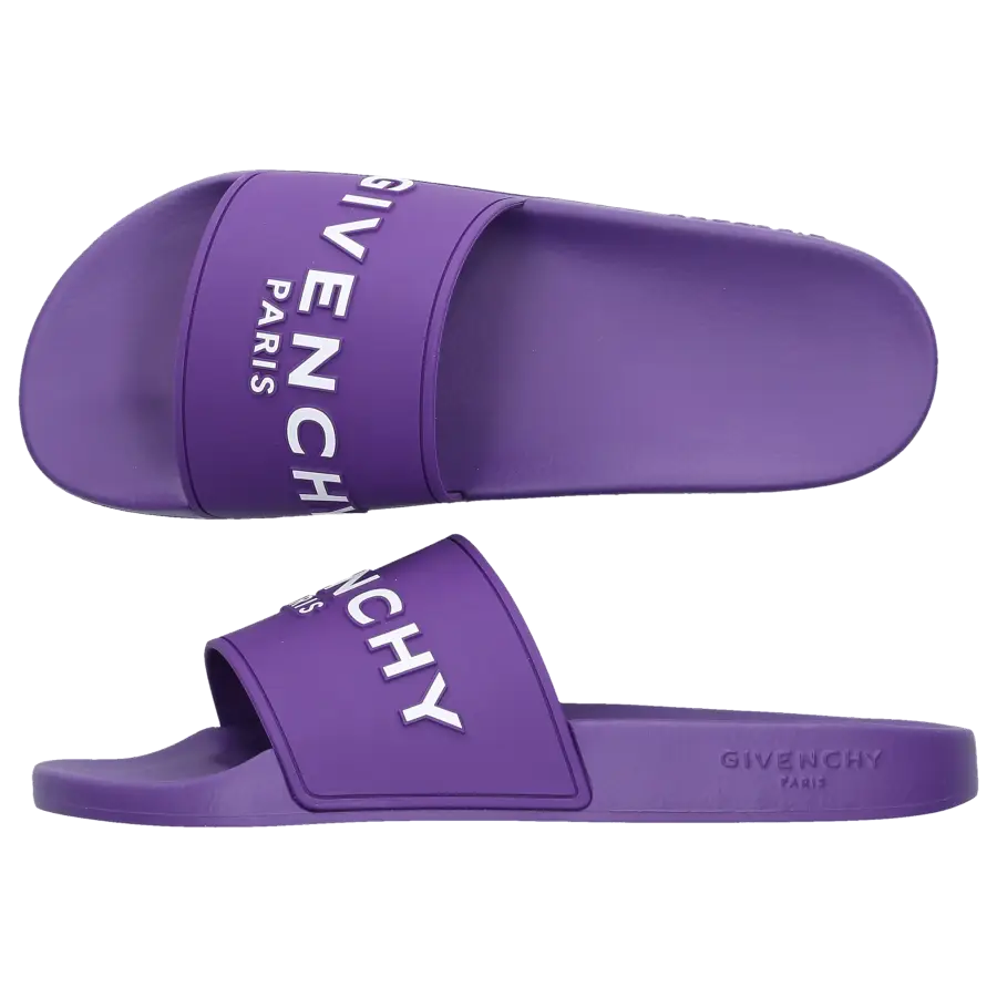 Givenchy - Badeschuhe PARIS Kautschuk - lila