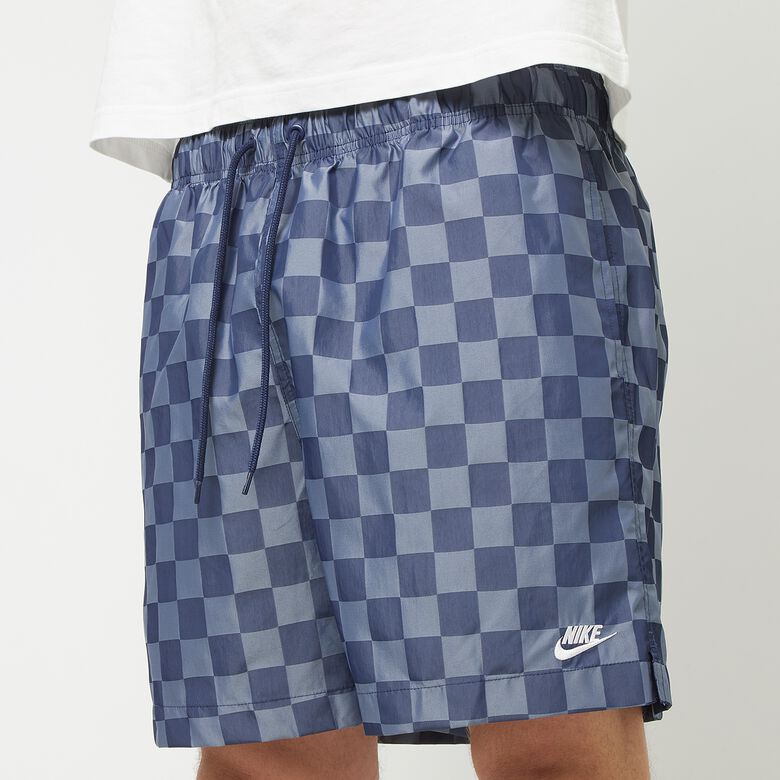 NIKE Club Flow Short Checkers midnight navy/white