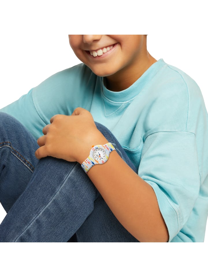 Hip Hop Analoguhr kids fun weiss günstig kaufen 28