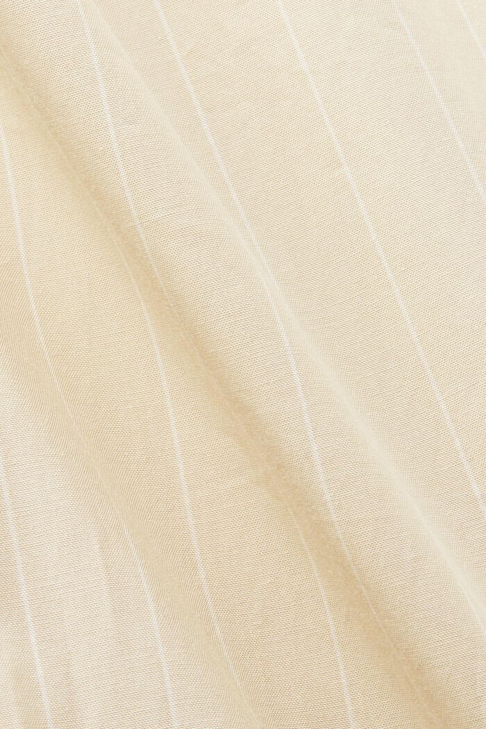 Hemdblusenkleid mit Nadelstreifen, 100 % Baumwolle