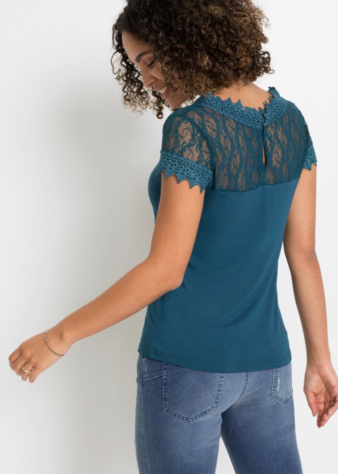 Shirt mit Spitze