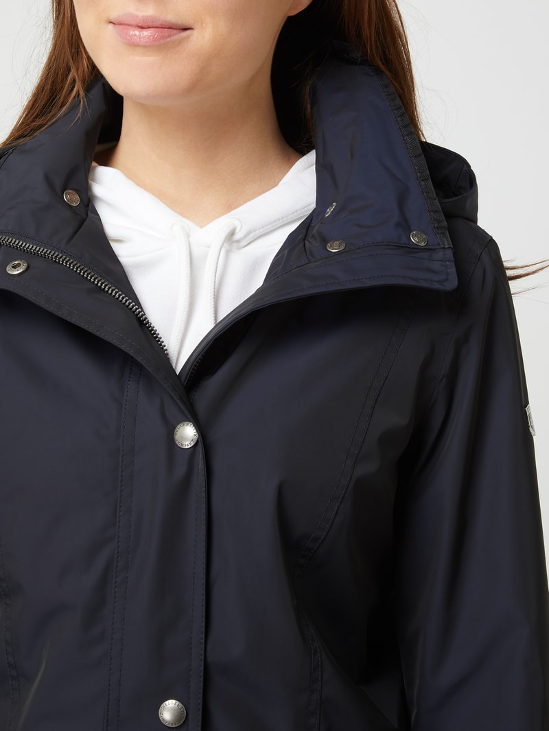 Romance 812 Funktionsjacke mit abnehmbarer Kapuze in dunkelblau