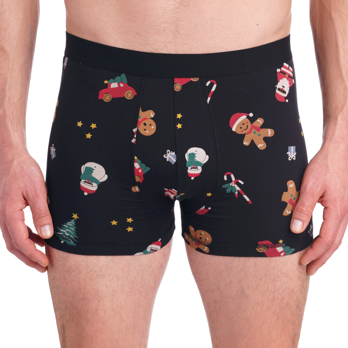 3 Herren Retroshorts im X-Mas-Look