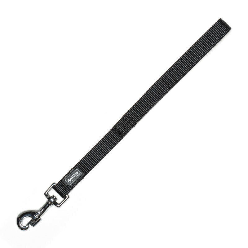 AniOne Hundeleinen AniOne Kurzführer Classic schwarz