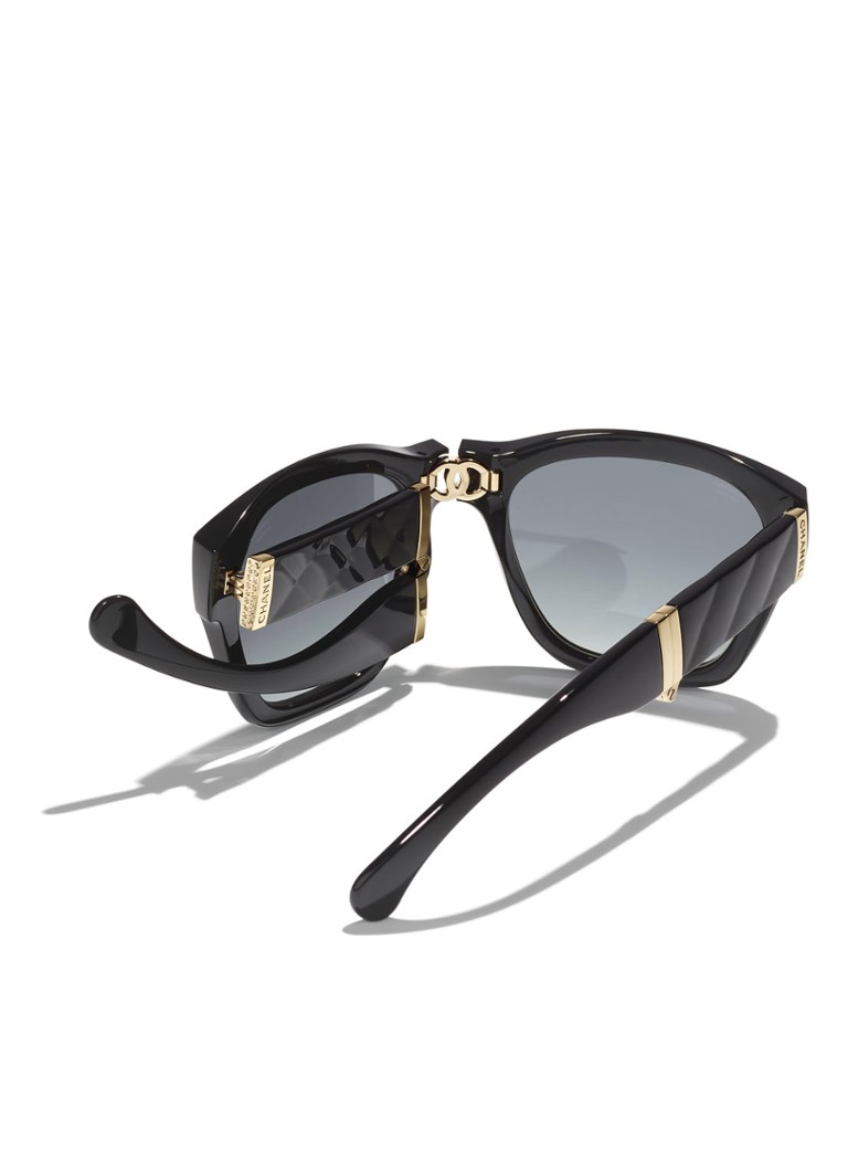 Ochelari de soare rotunzi Chanel