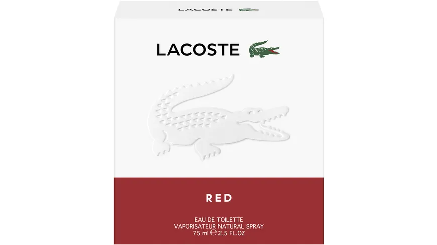 LACOSTE Red Eau de Toilette Natural Spray