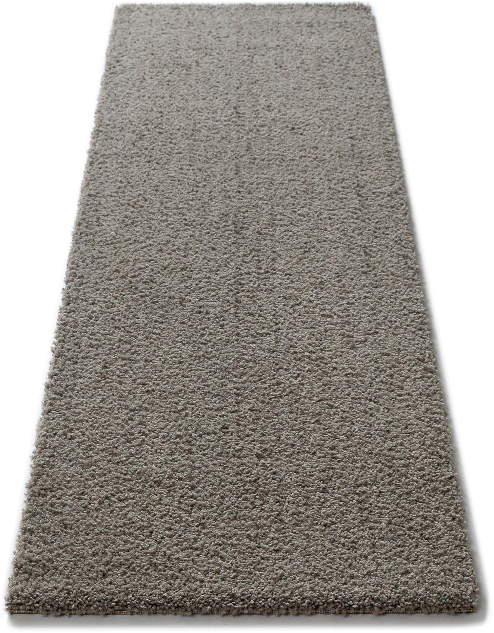 Hochflor-Läufer Ilvi, andas, rechteckig, Höhe: 31 mm, extra flauschig, Mikrofaser, Läufer, Brücke, einfarbig, weich