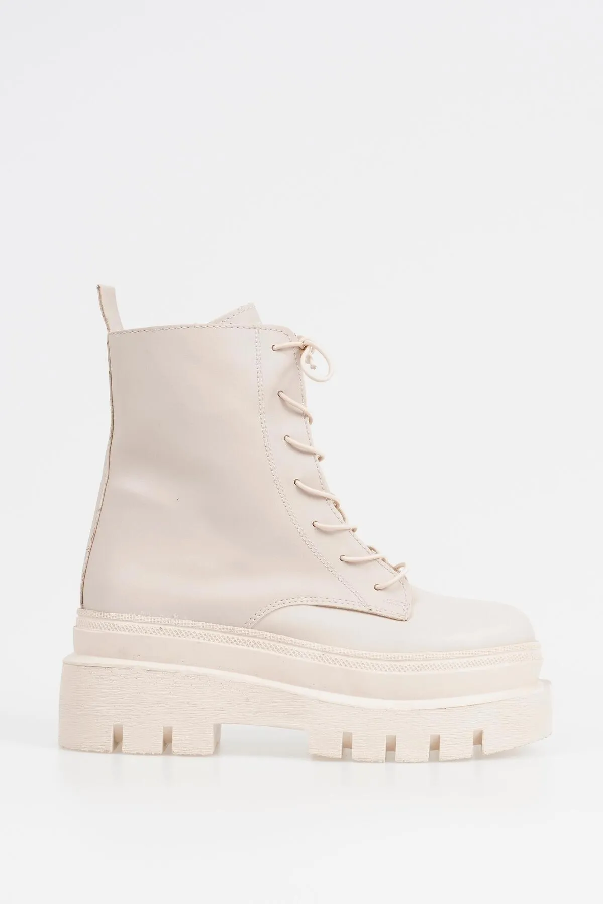 CZ London  Damen-Schnürstiefel mit Plateau und hoher Sohle