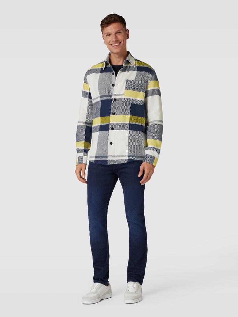 Jeans im 5-Pocket-Design Modell 'Deleware' in dunkelblau