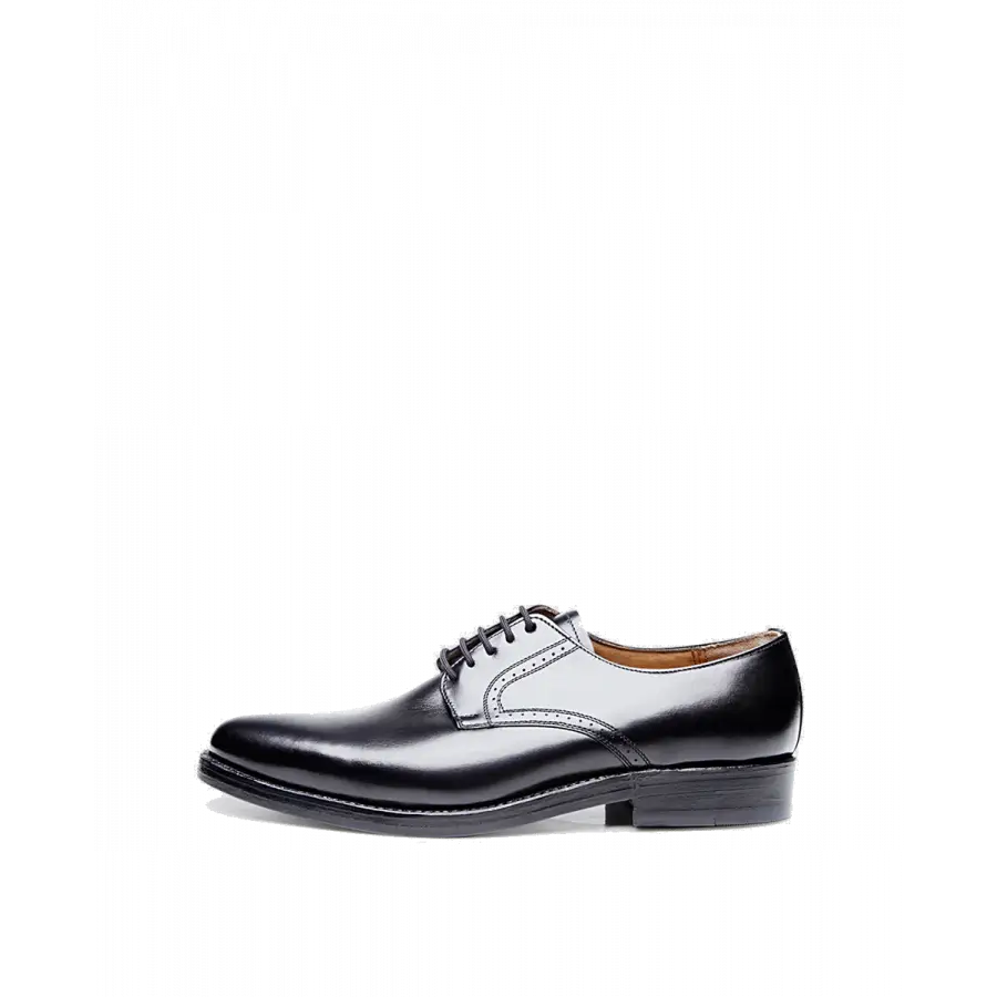 Heinrich Dinkelacker - Businessschuhe Derby MILANO PLAIN BC Kalbsleder - schwarz