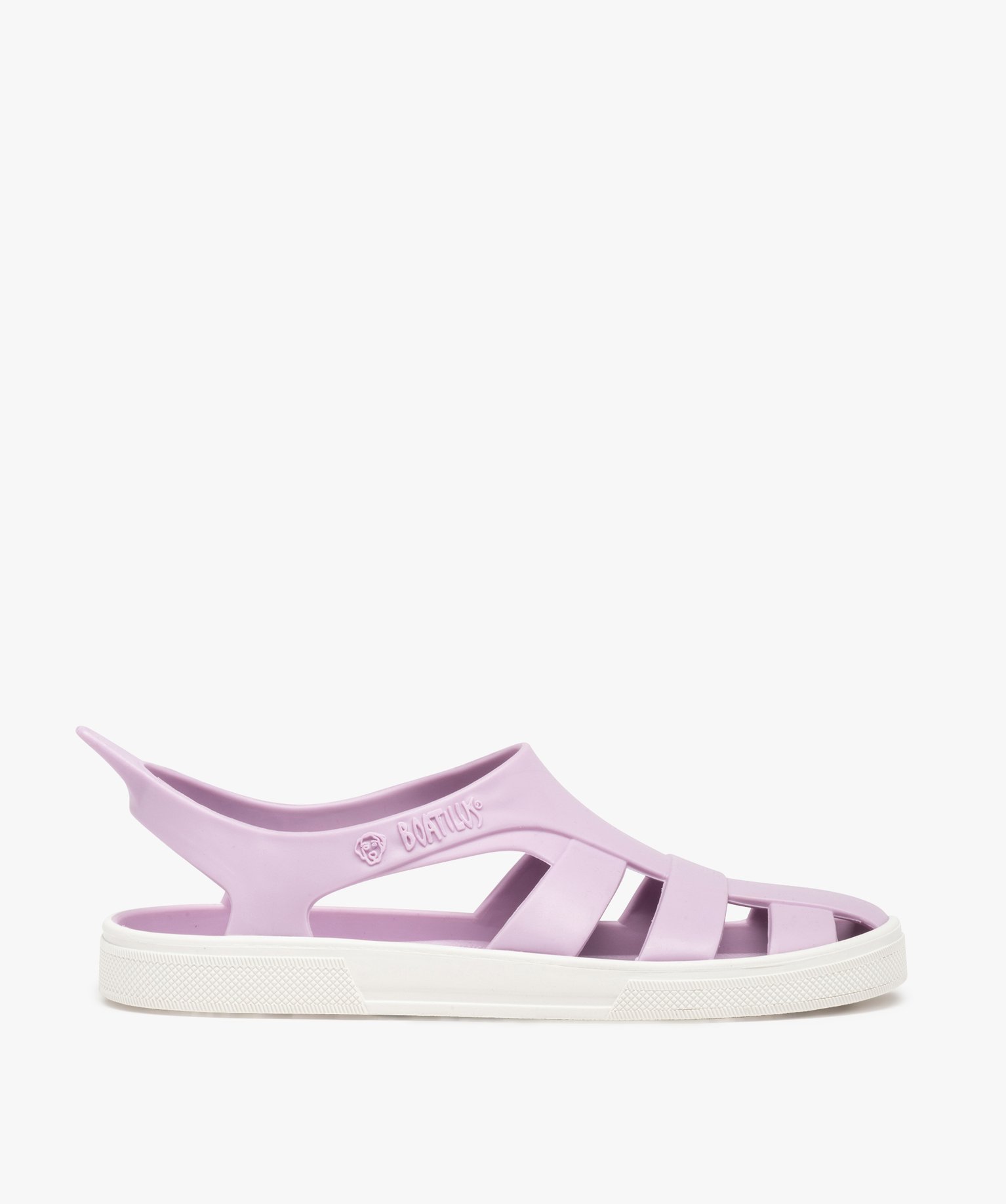 Sandales de plage fille extra souples - Boatilus violet clair | GEMO