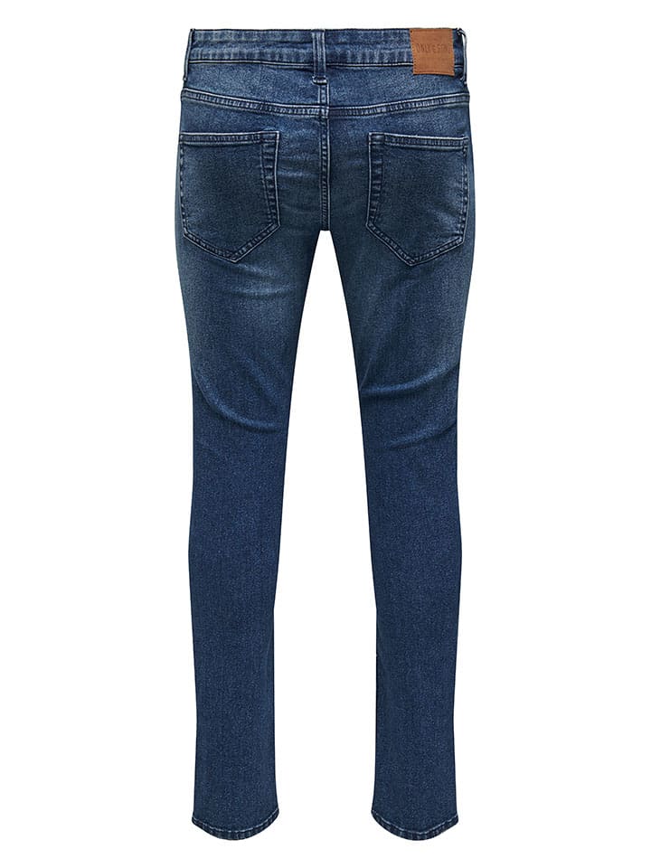 ONLY & SONS Jeans - Slim fit - in Dunkelblau günstig kaufen