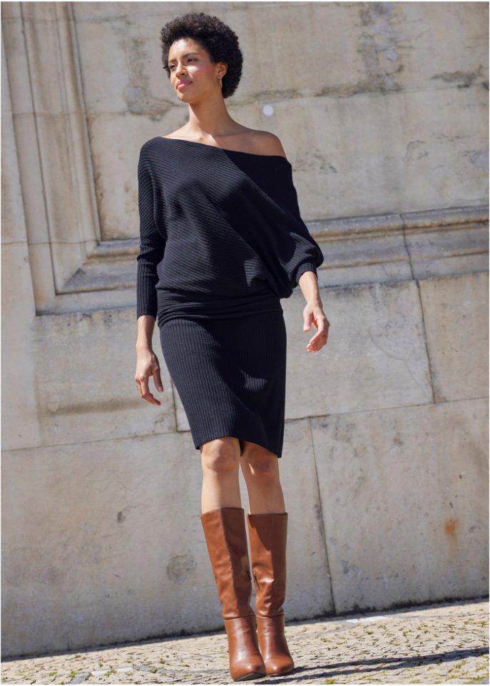 Pullover mit Carmen-Ausschnitt