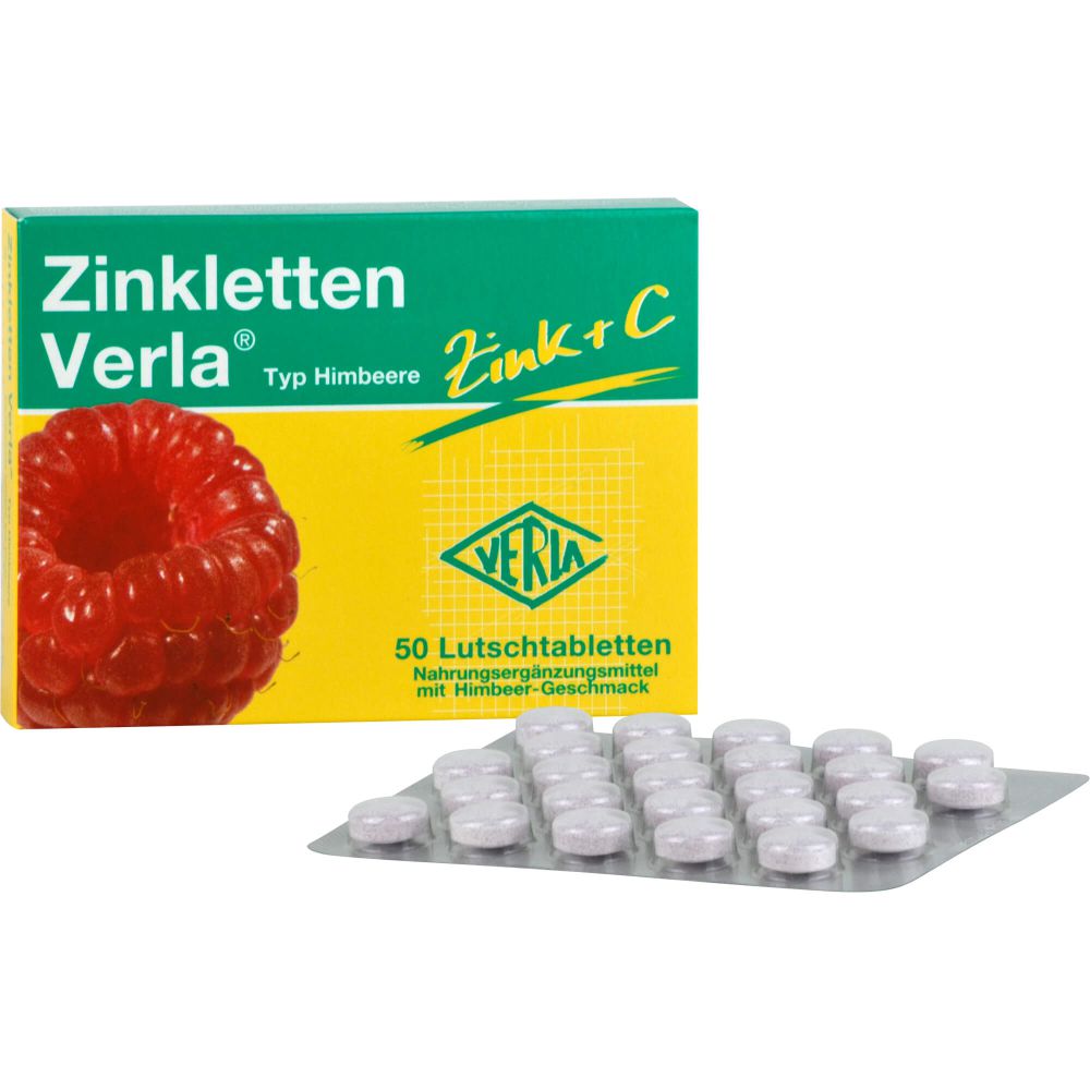 ZINKLETTEN Verla Himbeere Lutschtabletten