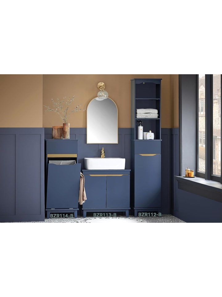 SoBuy Waschbeckenunterschrank in Blau - (B)60 x (H)59 x (T)30cm günstig kaufen onesize