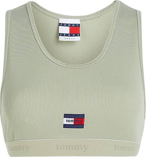 TOMMY-JEANS Damen Bralette Top TJCW ESS RIB JERSEY BRA TOP