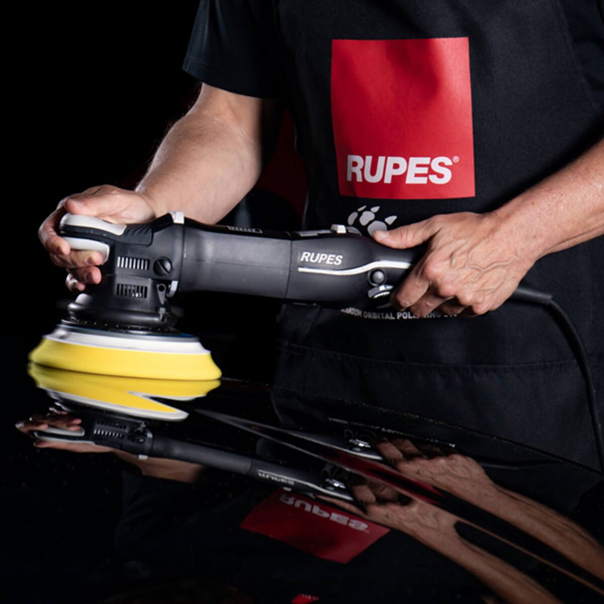 3x Rupes BigFoot Polierschwamm D-A Ø130-150mm   3x Tuch
