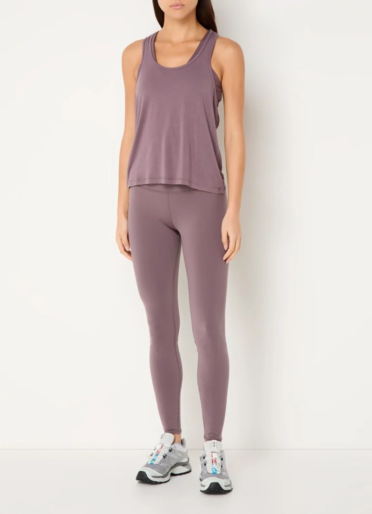 Tricou de antrenament fără mâneci cu logo Alo Yoga