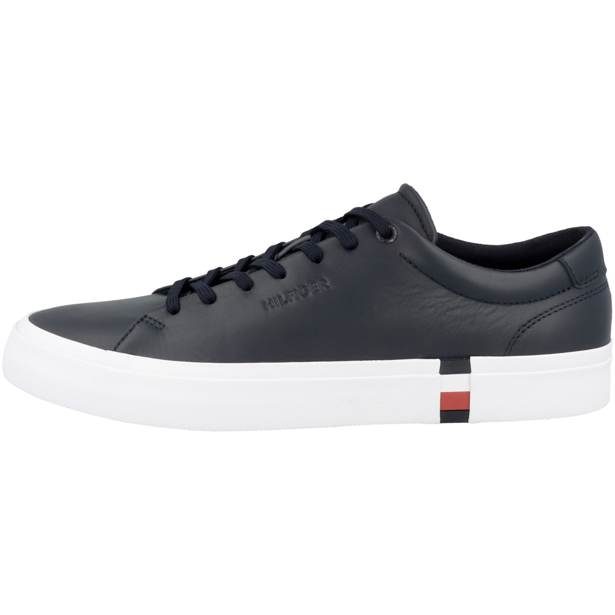 Tommy Hilfiger Modern Vulc Corporate Leather Sneaker Low dunkelblau