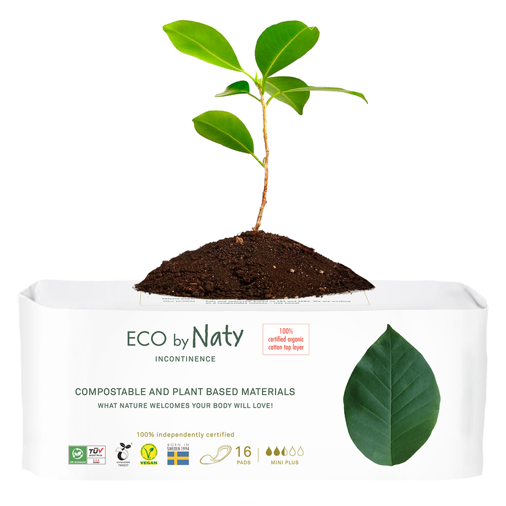 ECO by Naty Serviettes pour fuites urinaires - MiniPlus Hygiène Féminine