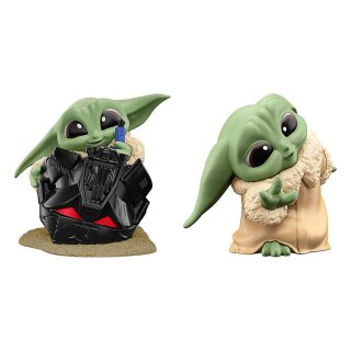 Star Wars Bounty Collection Figuren 2er-Pack Grogu Helmet Hijinks & Peek-A-Boo 6 cm