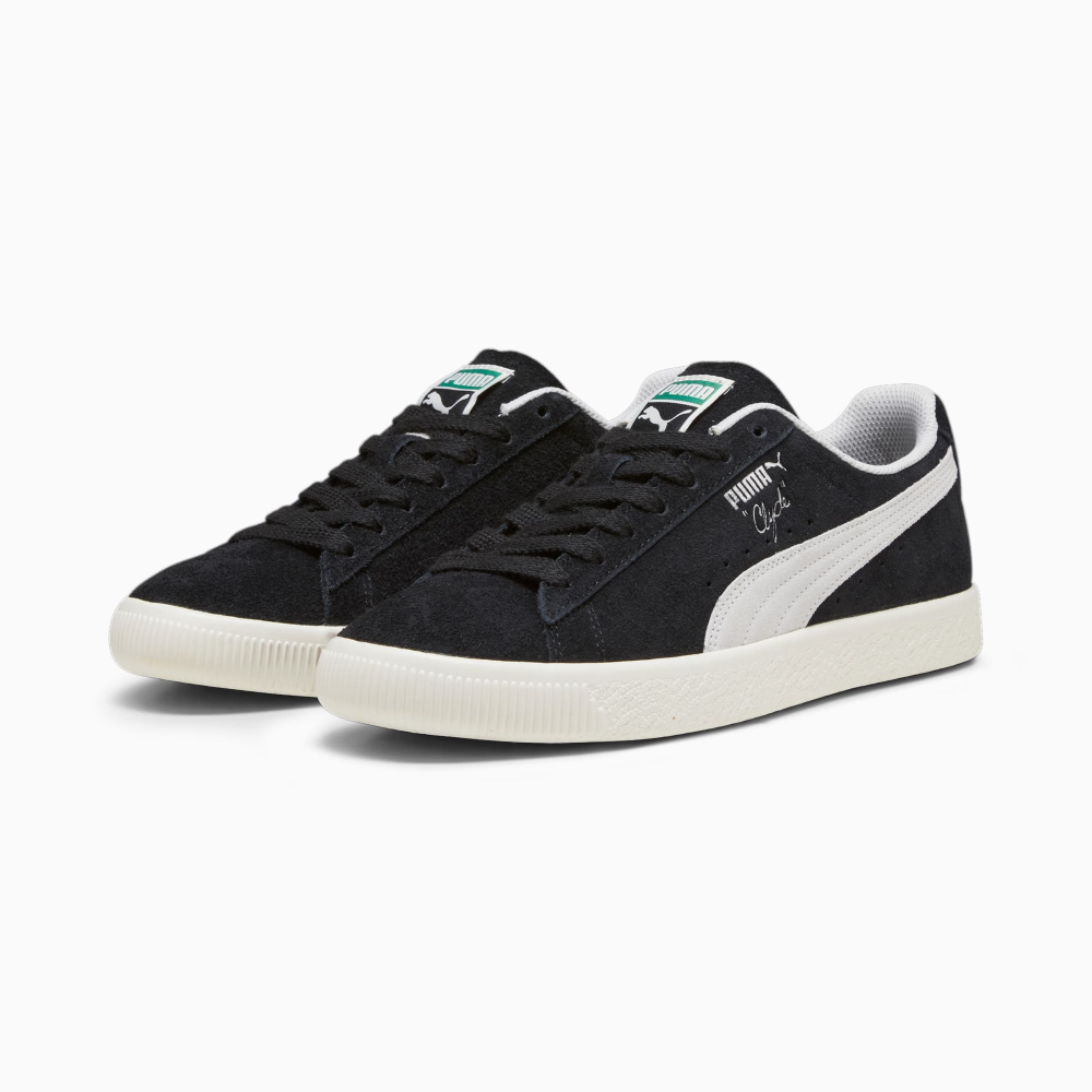 PUMA Clyde Hairy Suede 393115-02 / schwarz