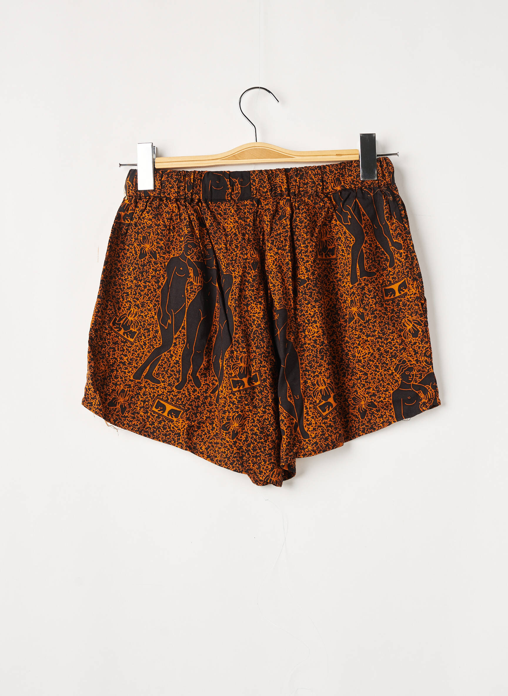 Obey Shorts 1 Femme couleur noir