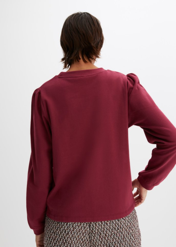 Sweatshirt mit Puffärmel