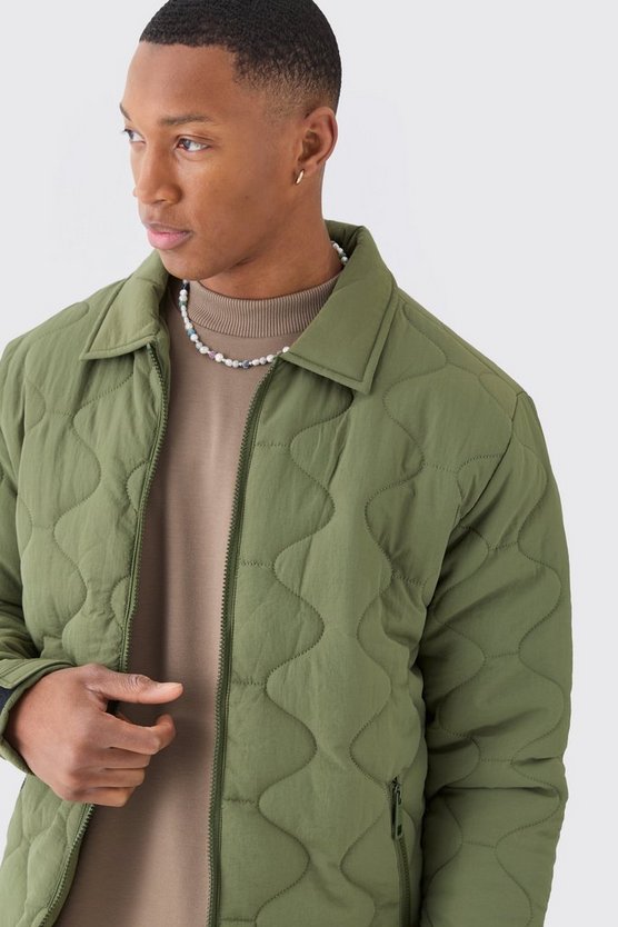 Gesteppte Jacke mit Kragen