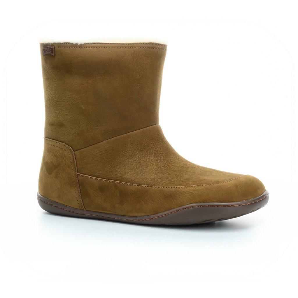 Camper Peu Cami Grey Uggy Faro Brown (K400598-005) braune Barfuß-Halbstiefel