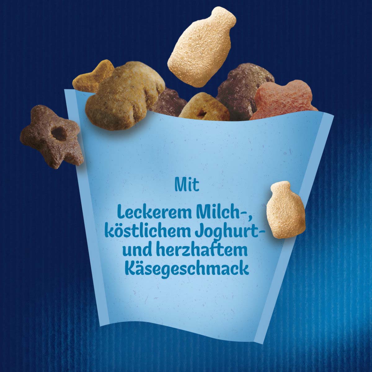 FELIX KnabberMix Milchmäulchen Katzensnack bunter Mix