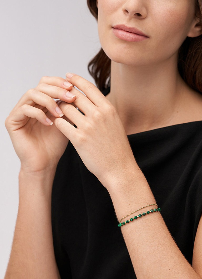 Bracciale con perline fossili JF04541710