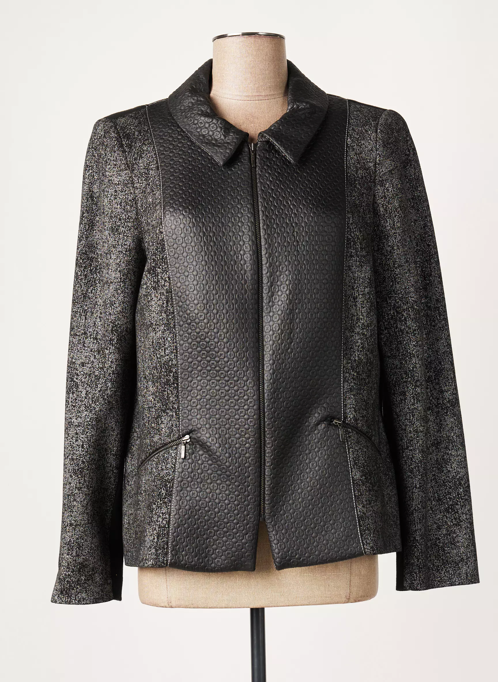 Lisa Chesnay Vestecasual Femme couleur noir